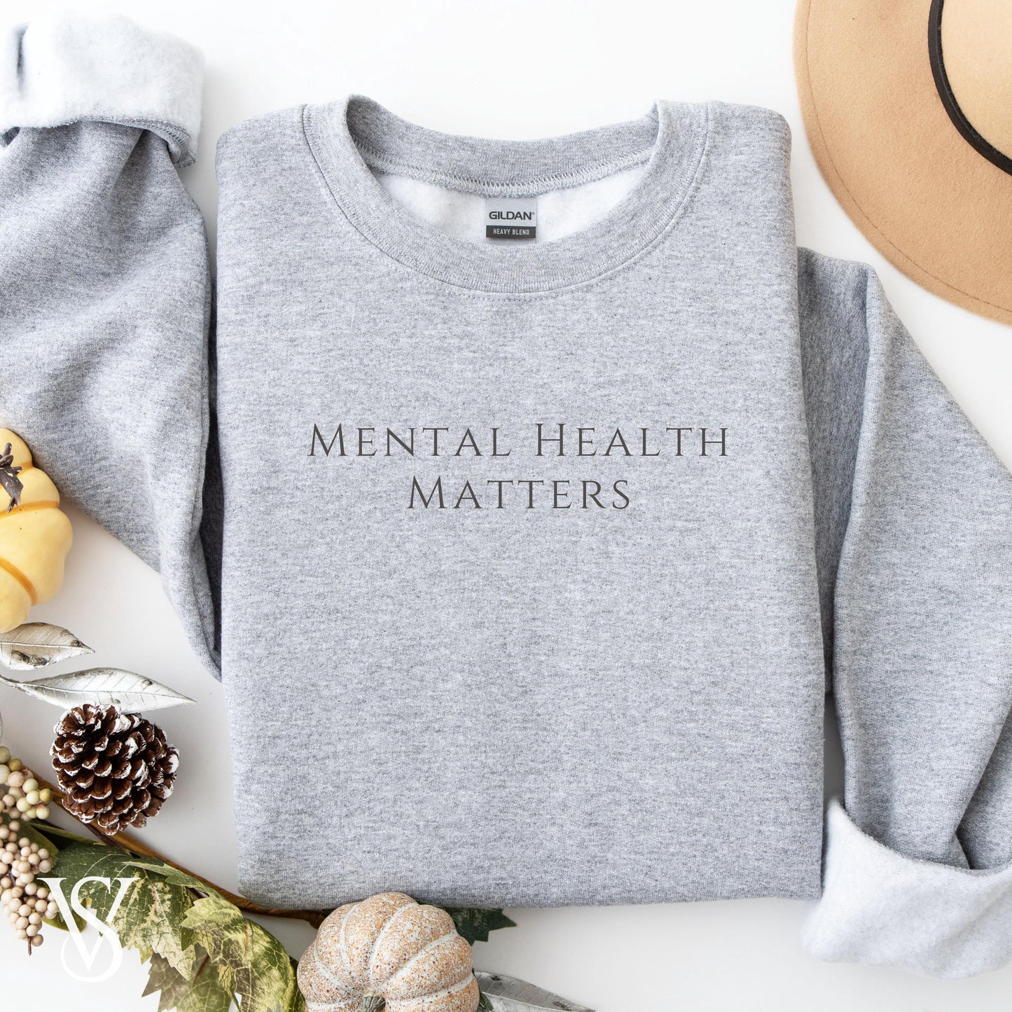 Mental Health Matters Awareness Sweatshirt. Makes for a great inspirational gift for women and counselors.