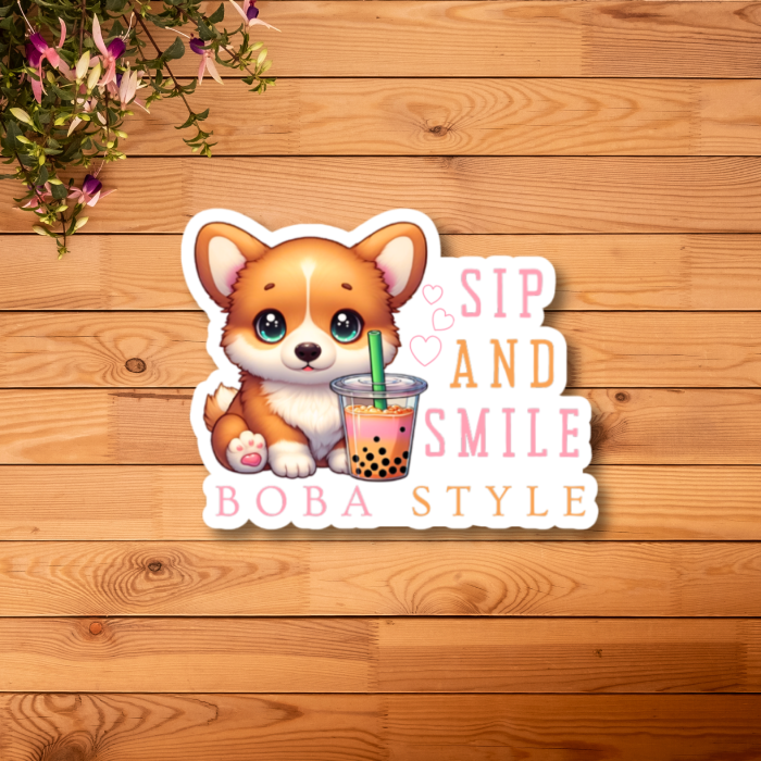 Inspirational Orange and Pink Pastel Watercolor Sticker