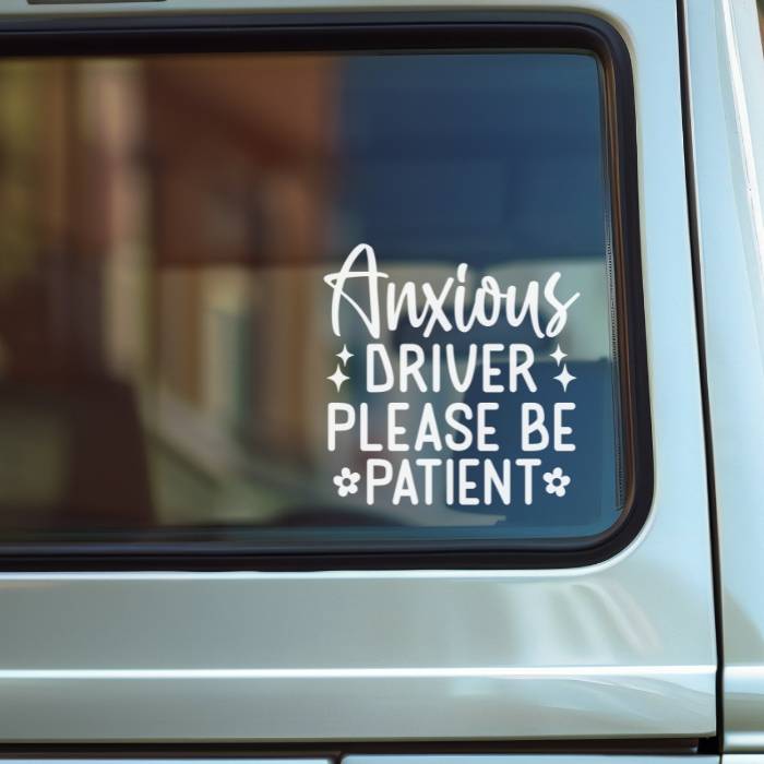 Decals for trucks - Anxious Driver