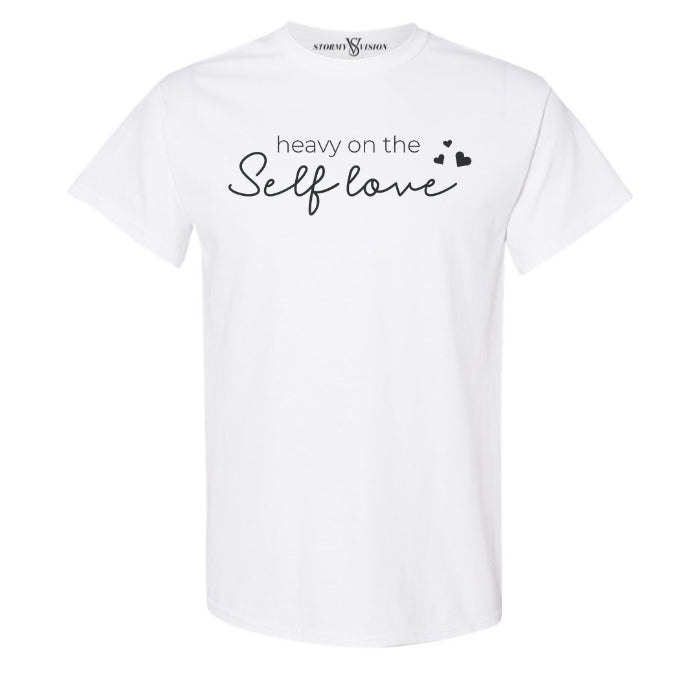 Best 100% cotton graphic self love t-shirt online, employing a boost of confidence and inspiration. Ideal for wearers who prioritize self-love.