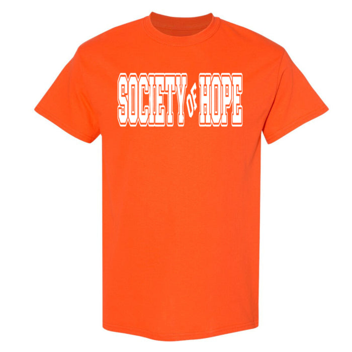 Trendy soft cotton tee shirt, with inspiring Hope wording in white across the front.