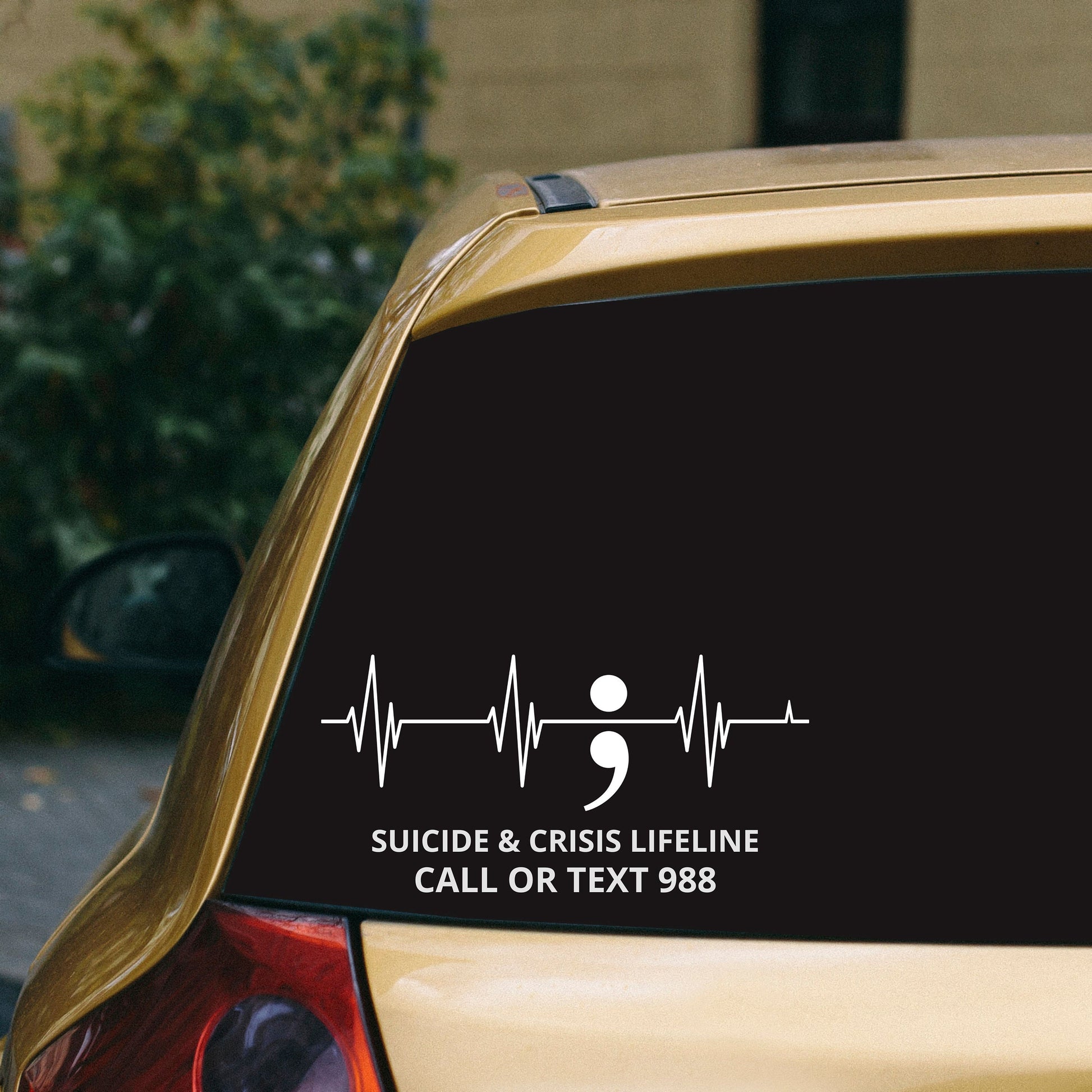 988 Suicide Prevention Decal Sticker - Makes a great awareness gift. 