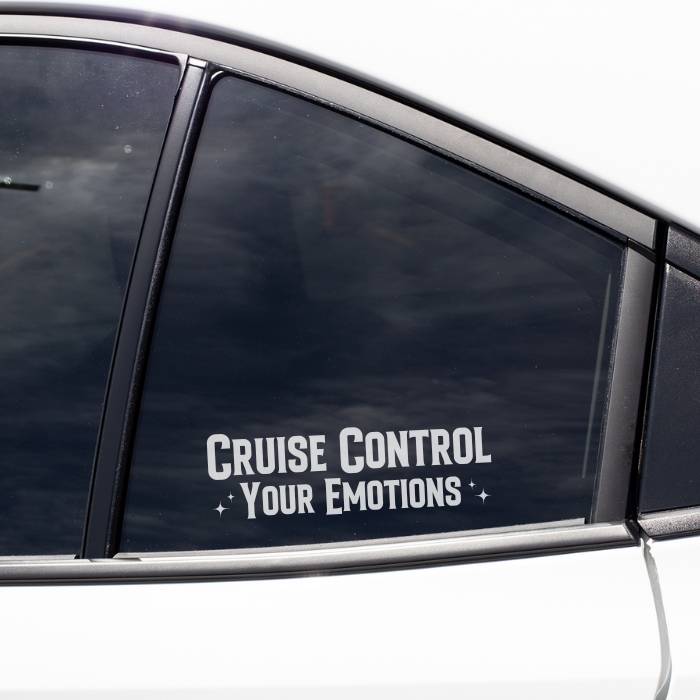 Vinyl Decals for Cars & Trucks: Cruise Control Your Emotions – Stormy ...