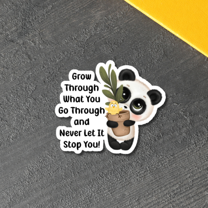 Grow Positive Thoughts Inspired Affirmation Sticker