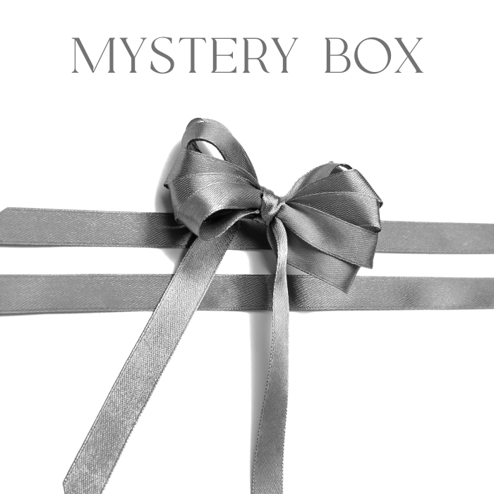 Stormy Vision Mystery Box Option with a grey ribbon attached.