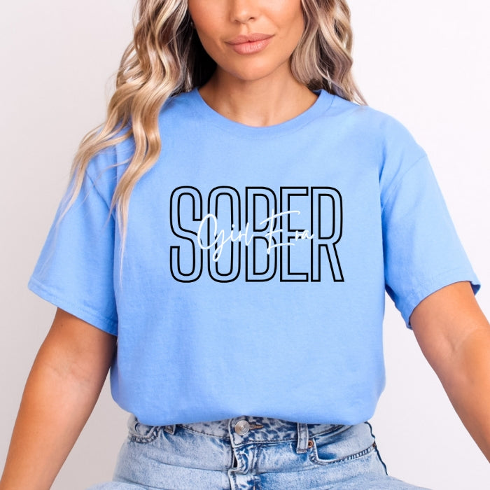 Sober Girl Era Sobriety Tee for Women
