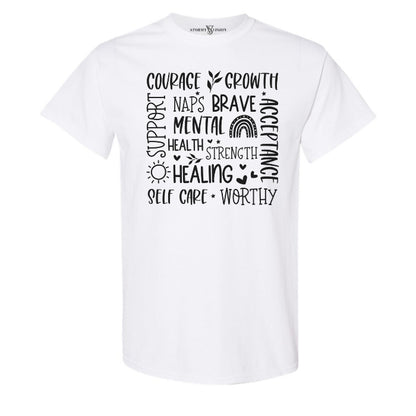 Mental Health Word Cloud T-Shirt