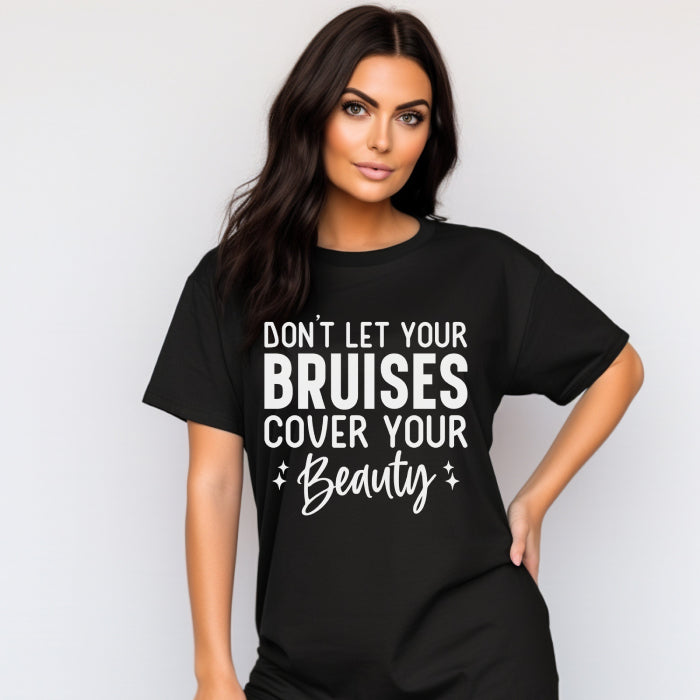 Women's 4X inclusive cotton statement tee, with powerful messaging of self love showcased on the front. Great for women seeking plus size fashion with style and inspiration. 