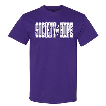 Quality cotton t-shirt, with Society of Hope Quote, Ideal for everyday casual outings and seasonal wear.