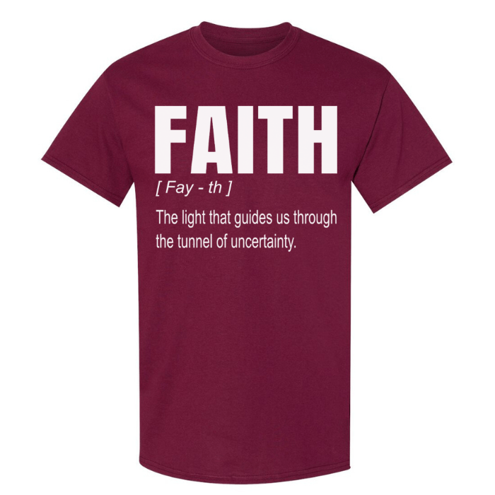 Men's Faith Definition Short Sleeve Tee Shirt